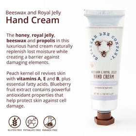 Savannah Bee Company hands before and after showing visible smoothing benefit