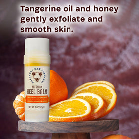 Savannah Bee Company tangerine and botanicals highlighting bright scent benefit
