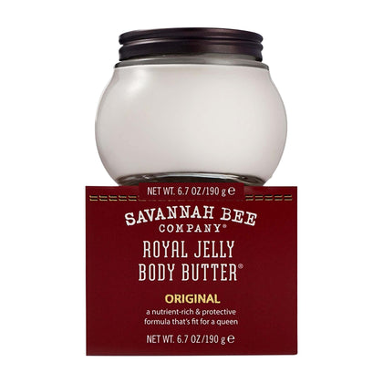 Savannah Bee Company front jar view showing elegant packaging and natural appeal