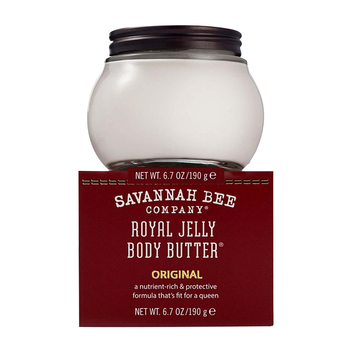 Savannah Bee Company front jar view showing elegant packaging and natural appeal
