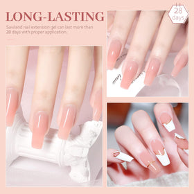 SAVILAND 100 nail forms fanned out for multiple practice sessions and client use