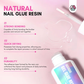 SAVILAND repaired natural nails after treatment showing strength and natural finish
