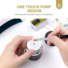 SAVILAND air-cushion pump close-up highlighting easy dispensing and neatness
