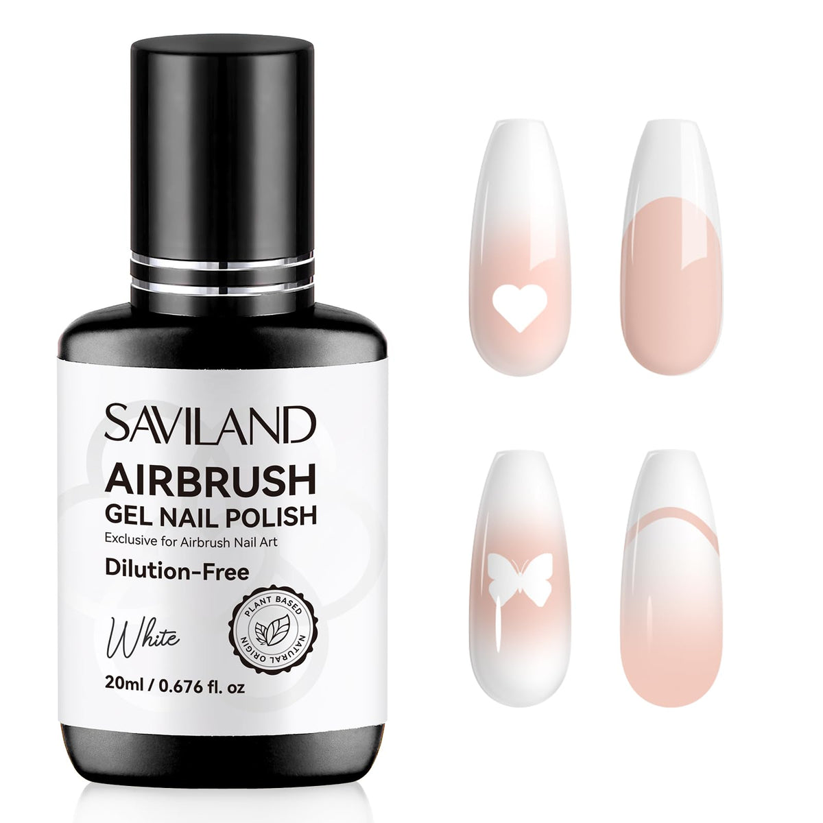 SAVILAND bottle front view showing clear label and professional finish benefit