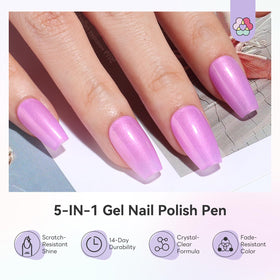 SAVILAND swatch strip showing pearl pink-blue aurora shift with visible sheen for color choice