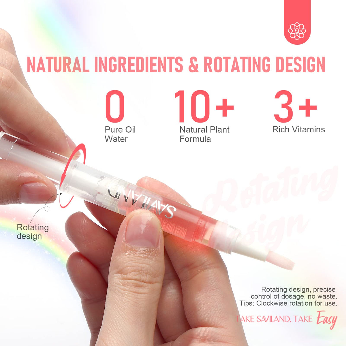 SAVILAND before and after nails demonstrating reduced dryness and improved look