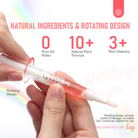 SAVILAND before and after nails demonstrating reduced dryness and improved look
