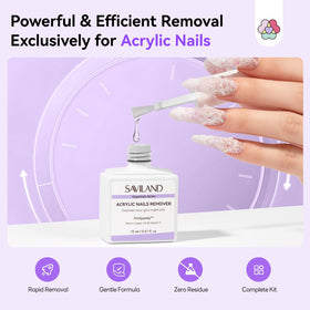 SAVILAND bottle close-up label highlighting ingredients and quick-action benefit