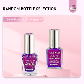SAVILAND bottle label detail highlighting plant-based castor oil ingredient benefit