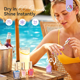 SAVILAND bottle next to hand showing 10ml scale and travel-friendly size