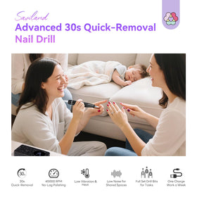 SAVILAND ceramic bits and sanding bands laid out for versatile tasks benefit
