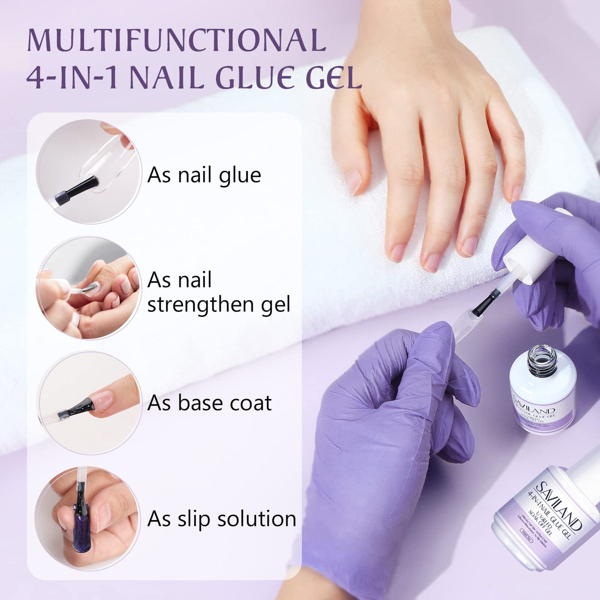 SAVILAND gel closeup texture demonstrating smooth medium consistency
