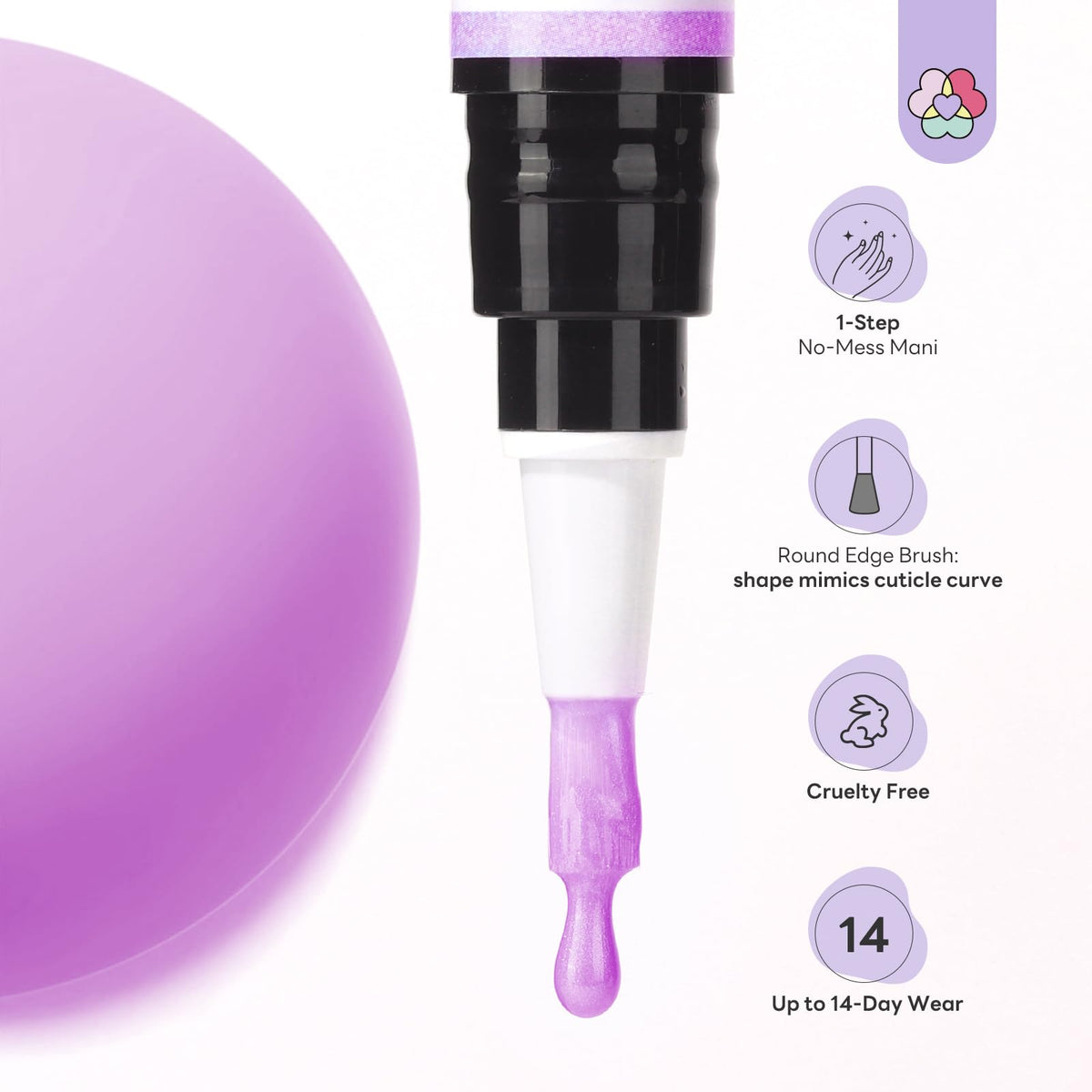 SAVILAND cured nail under UV lamp showing glossy finish and long-lasting shine from proper curing