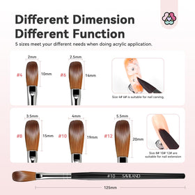 SAVILAND metal ferrule and ergonomic handle detail for durability and grip