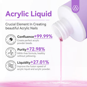 SAVILAND finished acrylic extensions on hands showcasing salon-quality durable finish