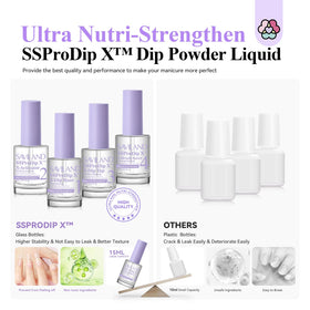 SAVILAND finished nails lifestyle showing glossy durable manicure