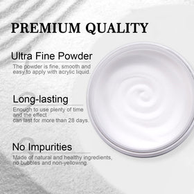 step-by-step French manicure using SAVILAND powder highlighting precise control