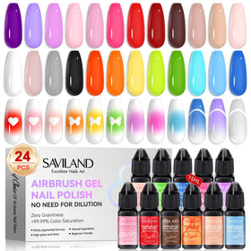 SAVILAND front packaging showing 24-color kit and convenience for artists