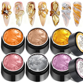 SAVILAND front packaging showing six metallic 3D gels and kit benefit clarity