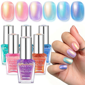SAVILAND front packaging showing six iridescent 10ml bottles and gift-ready look