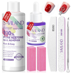 SAVILAND front packaging showing full nail remover kit and quick identification benefit
