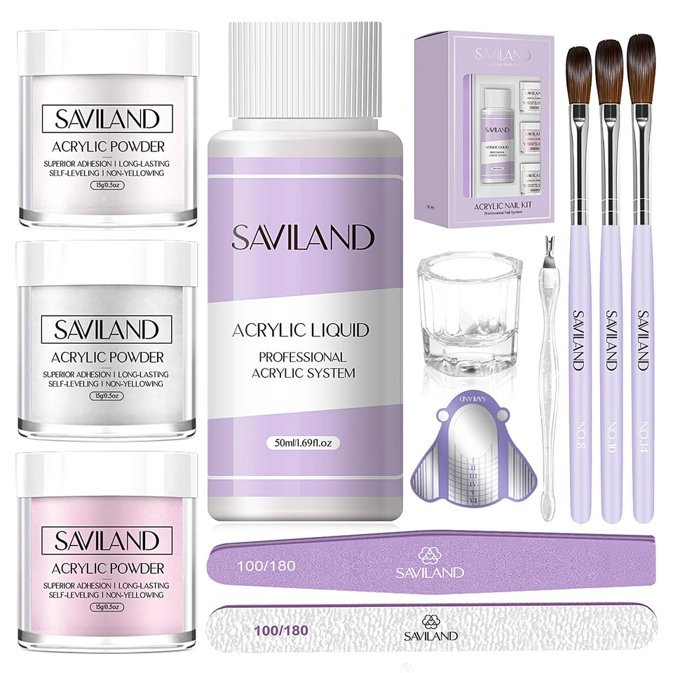 SAVILAND front packaging showing full starter kit and clear organization benefit