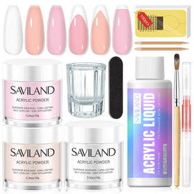 SAVILAND front packaging showing full beginner acrylic kit for easy home use