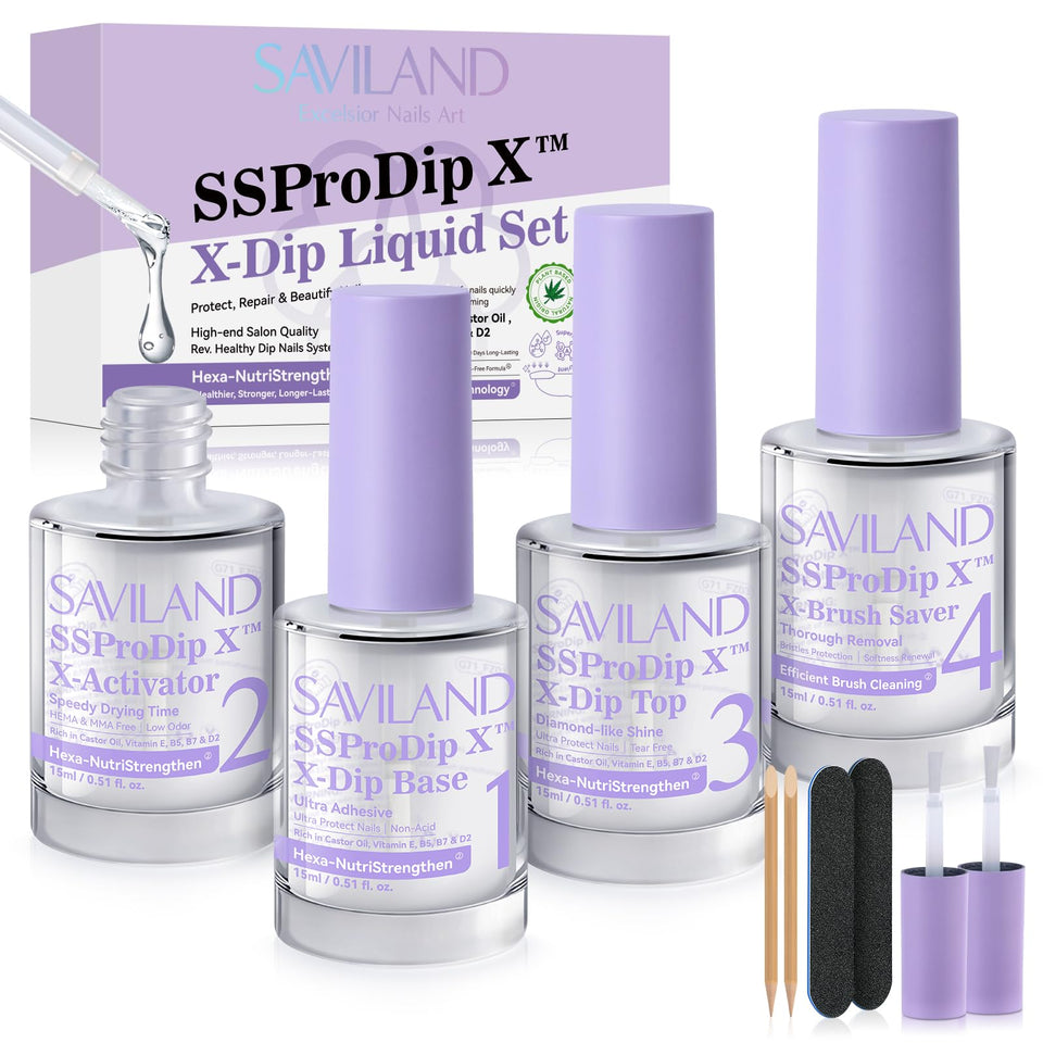 SAVILAND front packaging showing kit contents and benefits