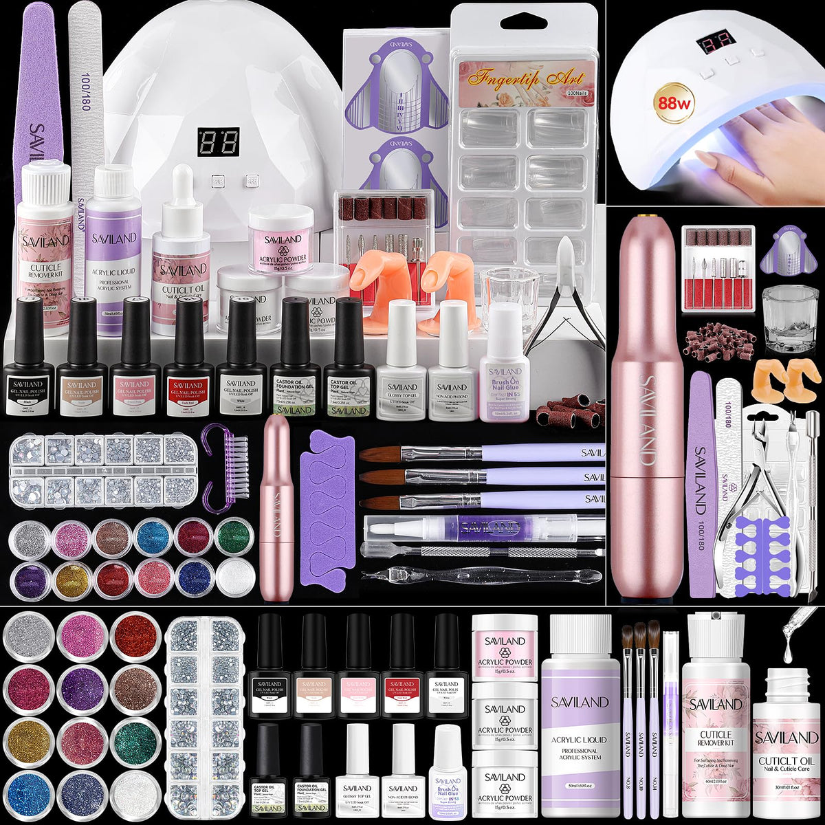 SAVILAND front packaging showing all included kit items for easy identification and value