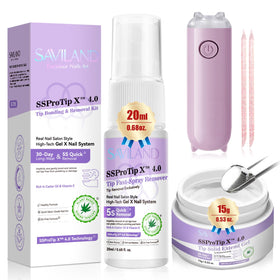 SAVILAND front packaging showing complete kit for easy press-on application