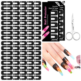 SAVILAND front packaging showing 100pcs cuticle guards and tweezers for tidy nails