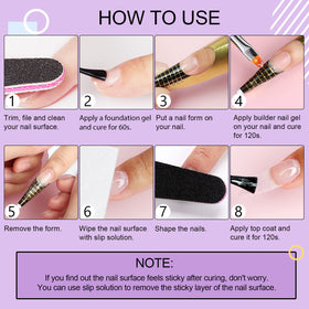 SAVILAND manicure setup with tools and cured nails showing professional results at home benefit