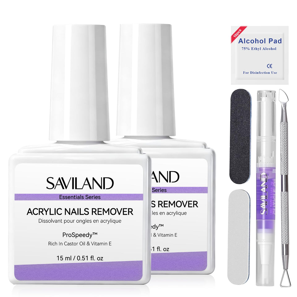 SAVILAND kit front packaging showing complete remover set and tools benefit fast removal