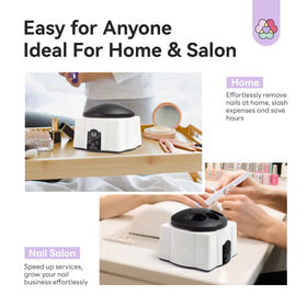 SAVILAND lifestyle bathroom setup showing at-home salon convenience and recovery
