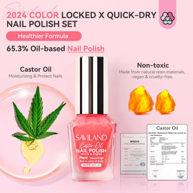 SAVILAND lifestyle image at beach party showing vibrant manicure for summer looks