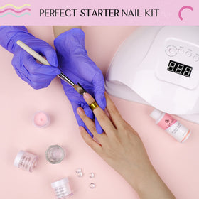 SAVILAND nail forms fanned out to show quantity and sculpting support for extensions