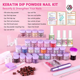 SAVILAND nails in use demonstrating long-lasting, salon-style result