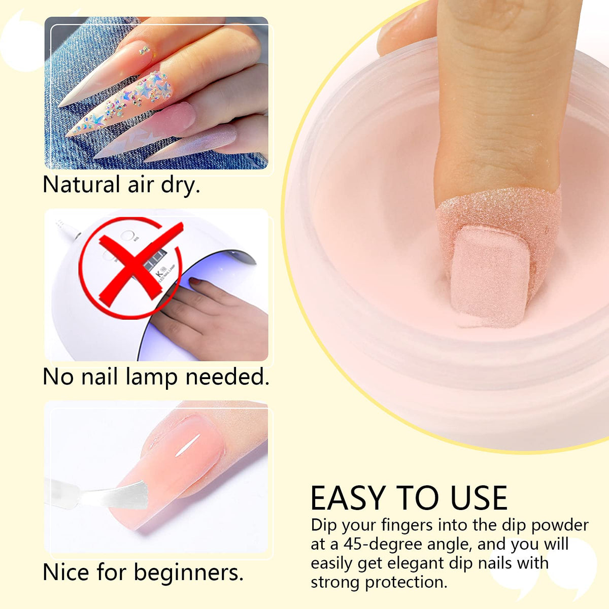 SAVILAND finished French manicure displaying natural nude base and durable finish