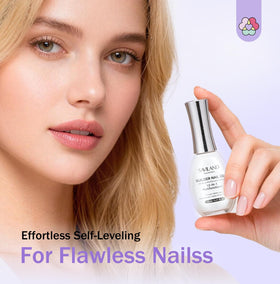 SAVILAND bottle next to fingers to show product size and scale benefits