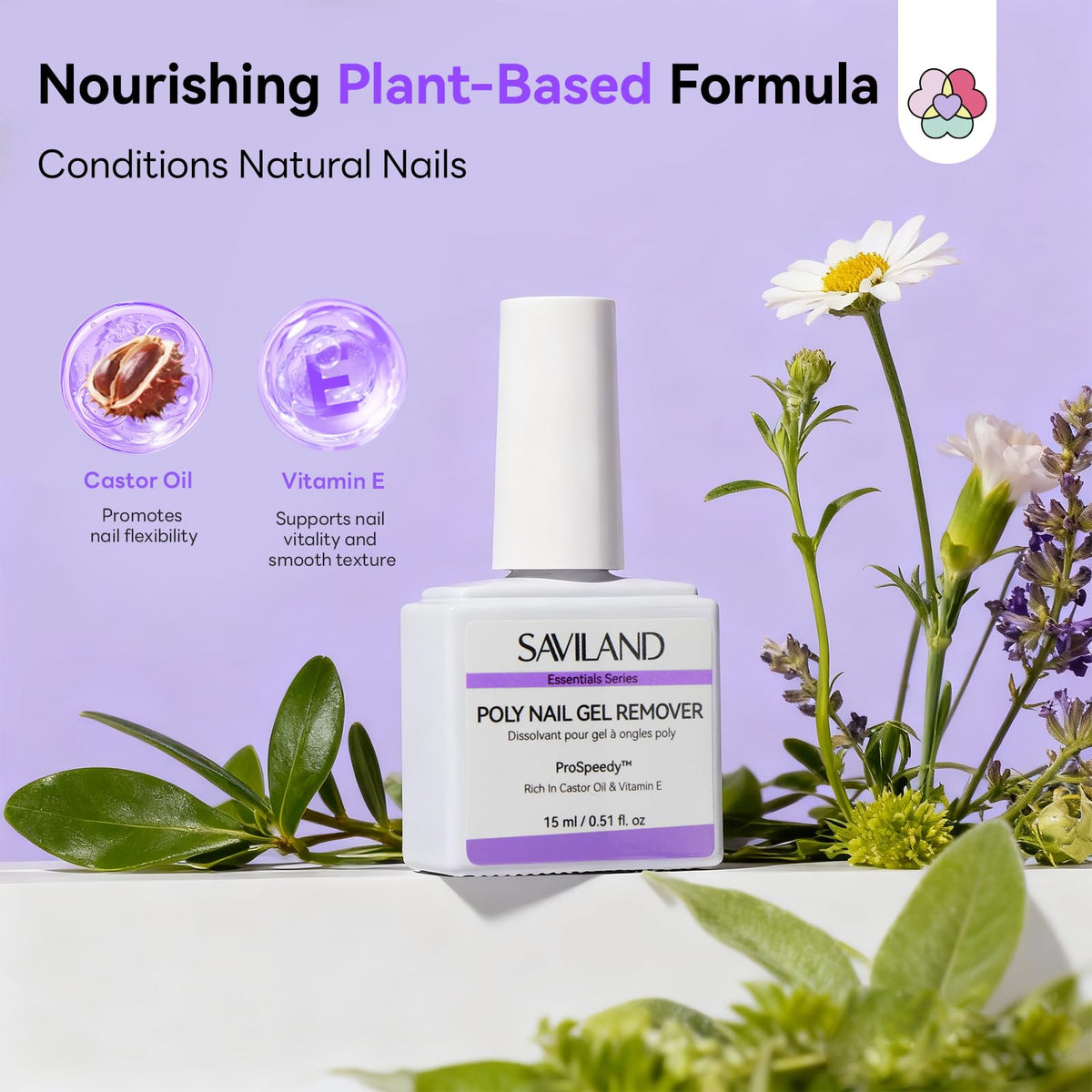 SAVILAND nail scraper lifting softened gel demonstrating efficient gentle removal