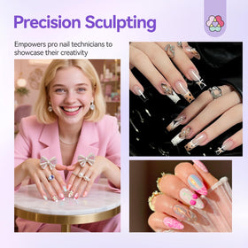 SAVILAND pen held between fingers showing compact size and control
