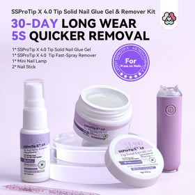SAVILAND close-up of solid gel glue stick highlighting smooth applicator