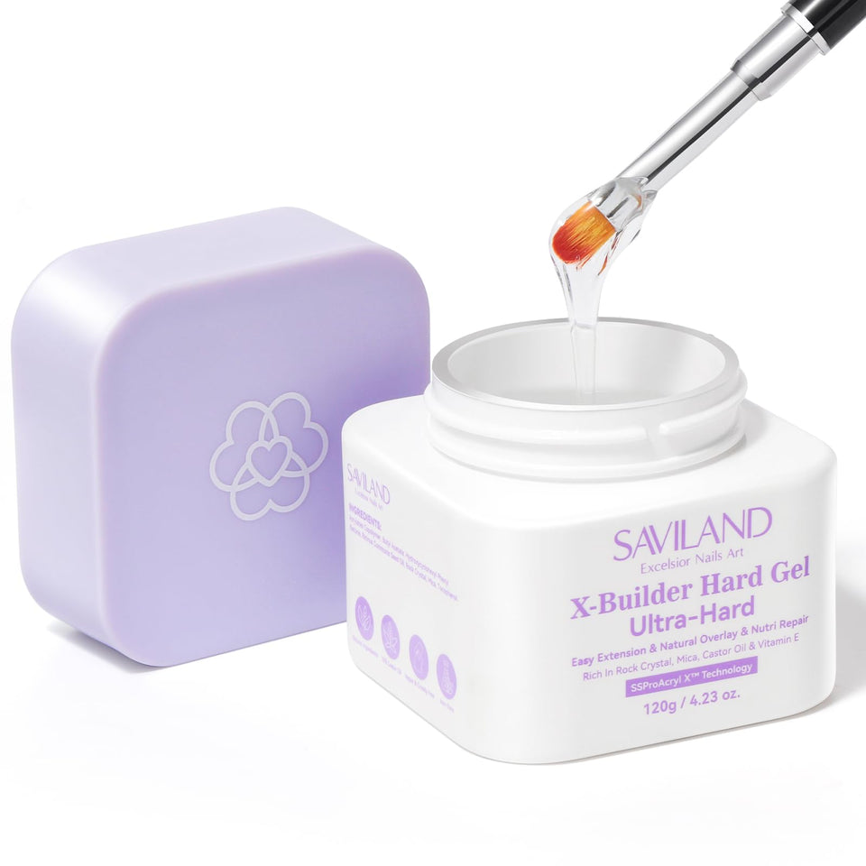 SAVILAND SSProX front pot showing branding and 120 g size, clear gel benefit