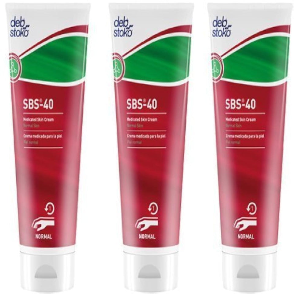 SBS front packaging showing three 100mL tubes, compact and travel-ready