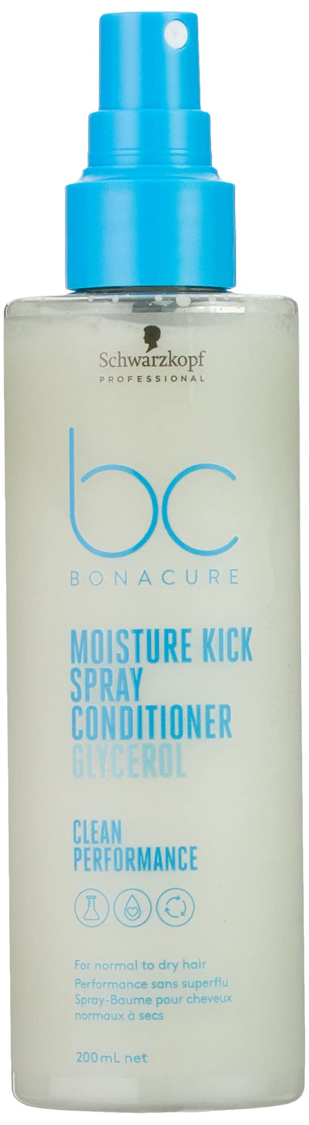 Schwarzkopf Professional close-up of fine mist texture adding lightweight moisture