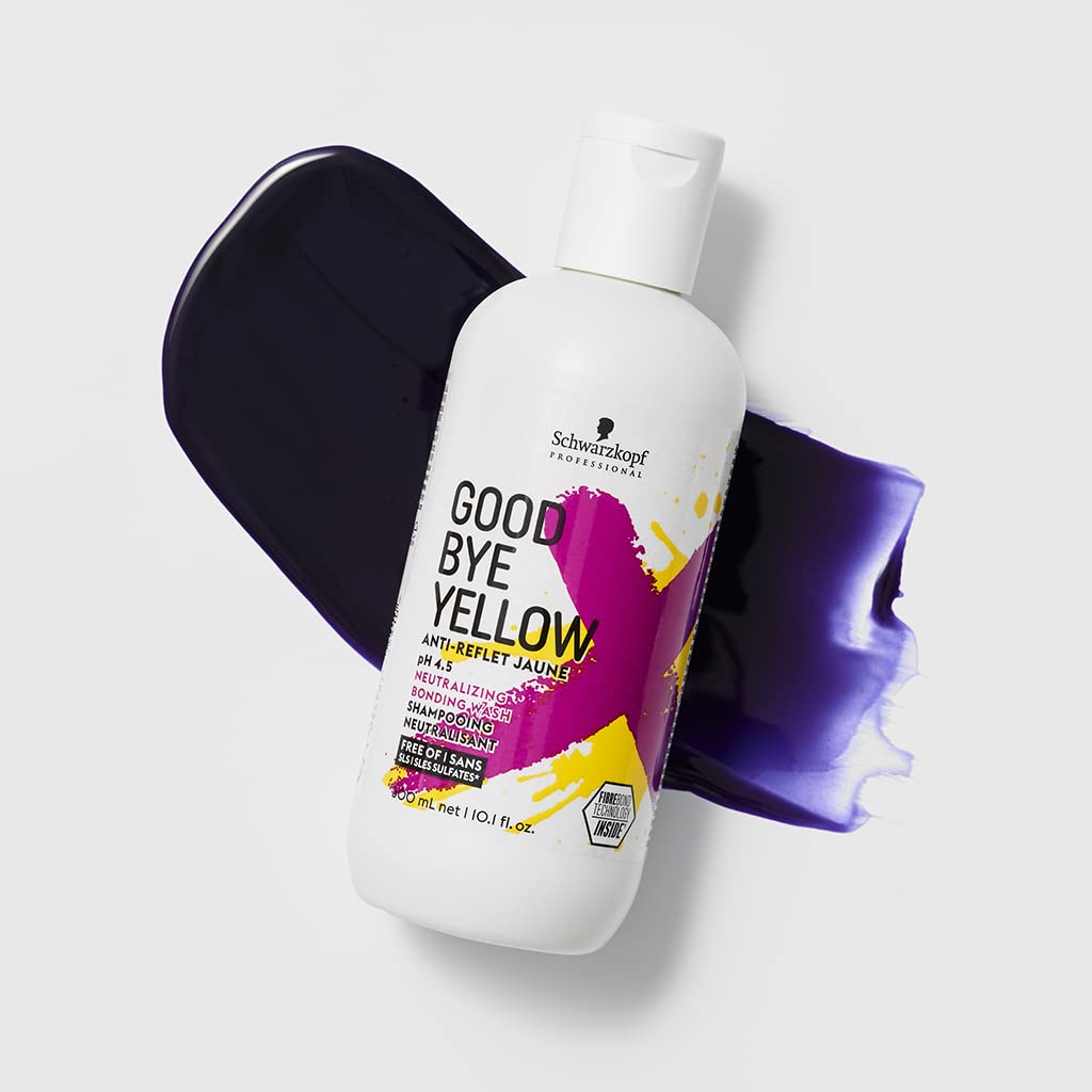 Schwarzkopf close-up label highlighting pH balanced, professional formula