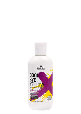 Schwarzkopf bottle front view showing purple shampoo for neutralizing tones