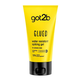 Schwarzkopf got2b glued front packaging showing twin 150ml tubes for long-lasting hold