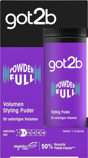 schwarzkopf got2b powder'ful open-top close-up revealing fine mattifying powder texture