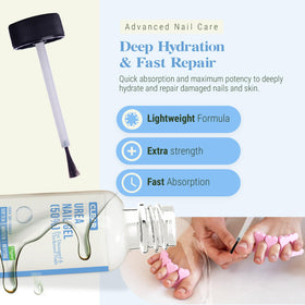 Scientific Solutions Global before and after toenail improvement comparison